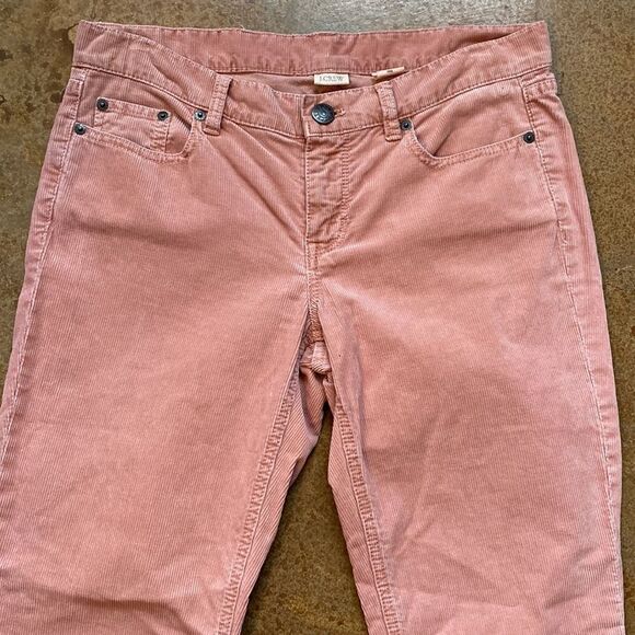 J.‎ Crew Dusty rose pink corduroy City Cut pants - Picture 2 of 7